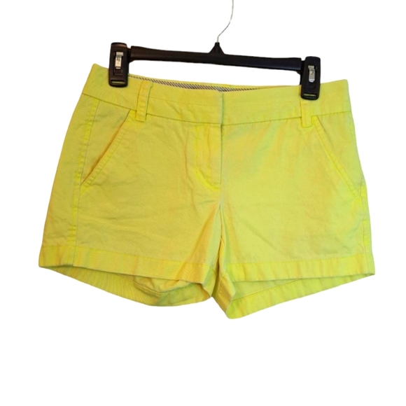 J. Crew Pants - J. Crew Yellow Chino Shorts Size 0